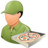 Occupations Pizza Deliveryman Male Light